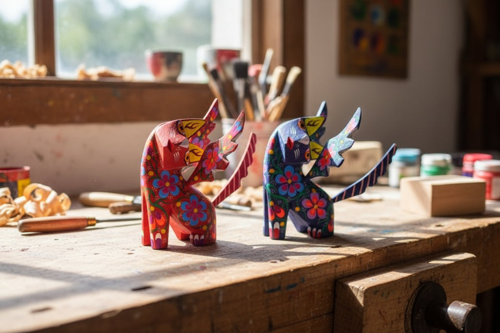Mini Alebrije Set 6 pieces