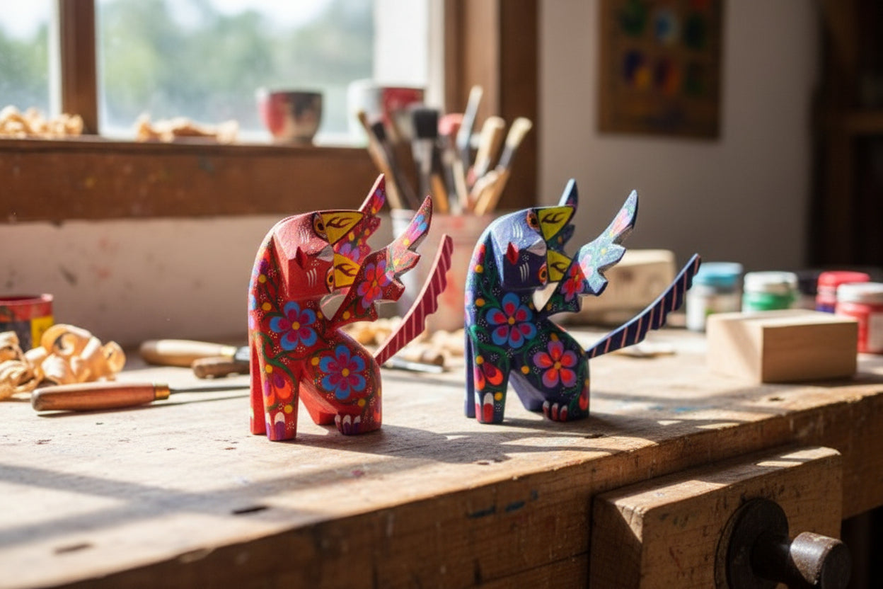 Mini Alebrije Set 6 pieces