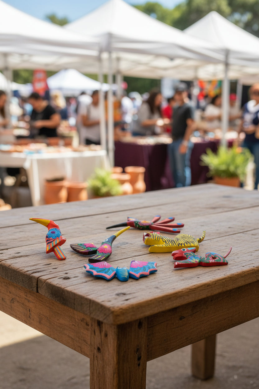 Mini Alebrije Magnetes SET 6 pieces