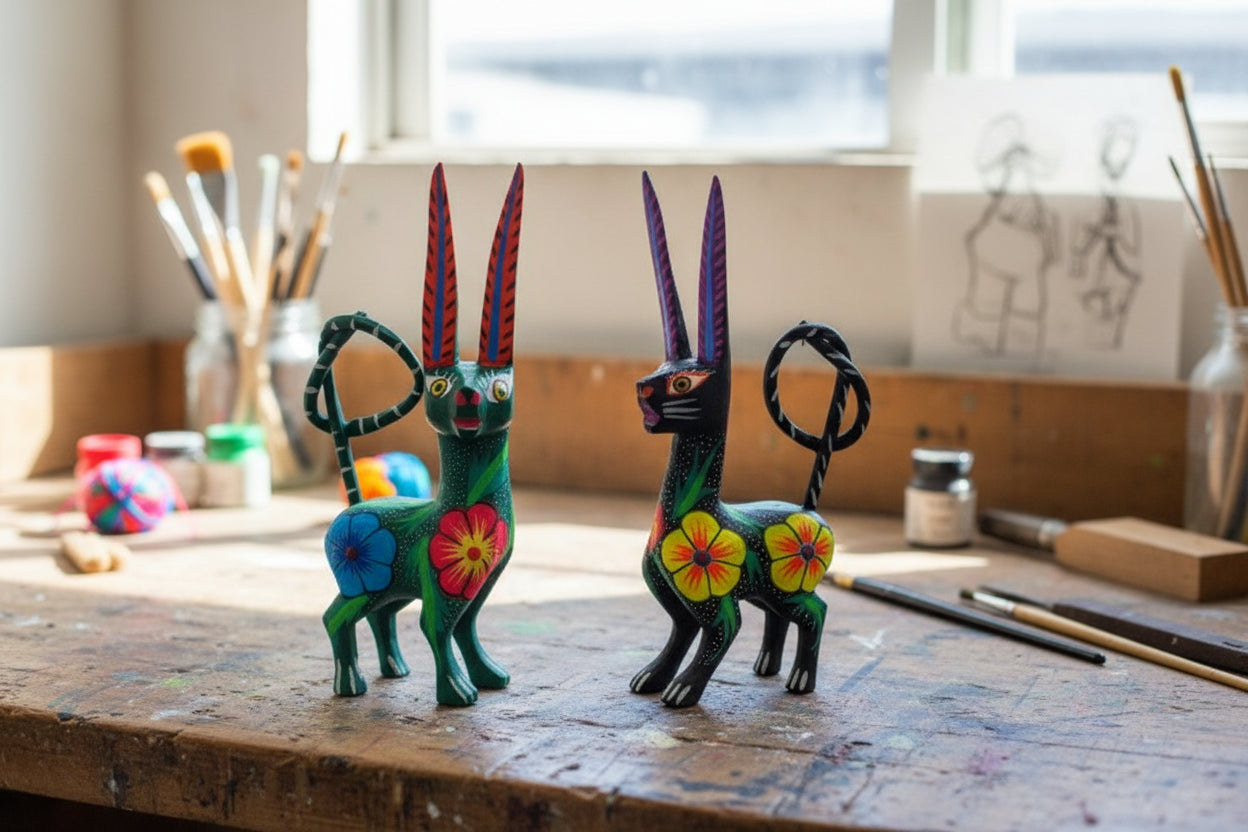 Mini Alebrije Magnetes SET 6 pieces