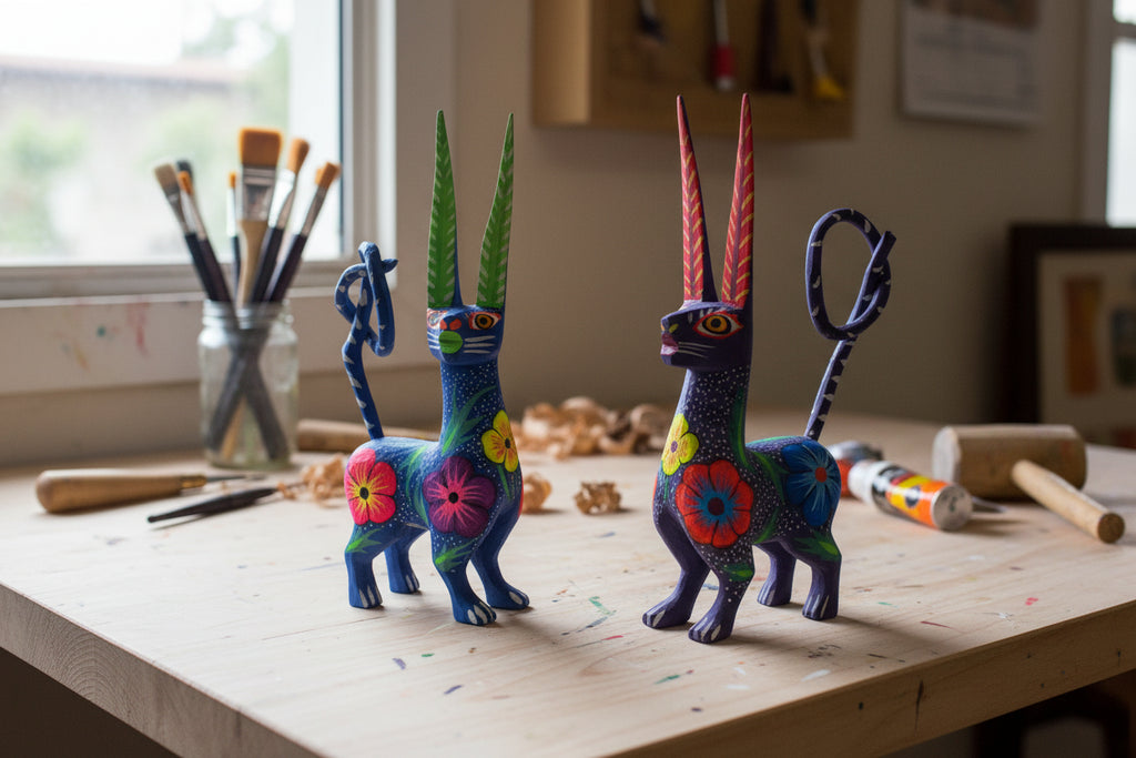 Mini Alebrije Magnetes SET 6 pieces