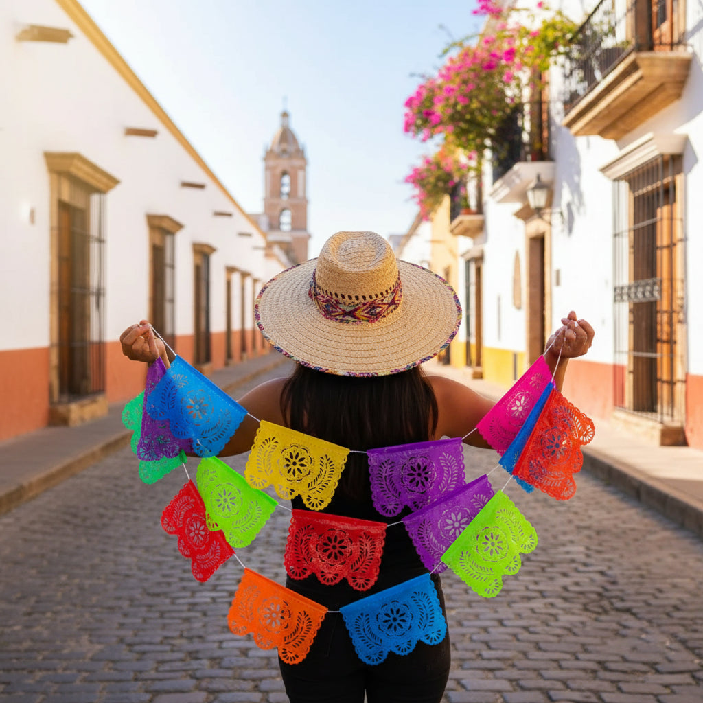 Mexican papel picado for decoration Model 1