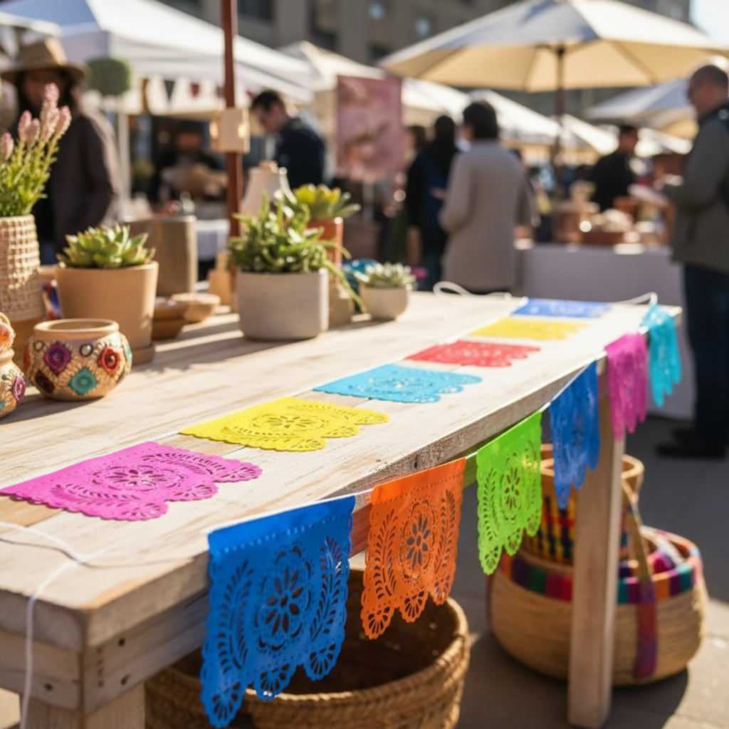 Mexican papel picado for decoration Model 1